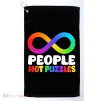 People Not Puzzles Autism Awareness Golf Towel thumb 0