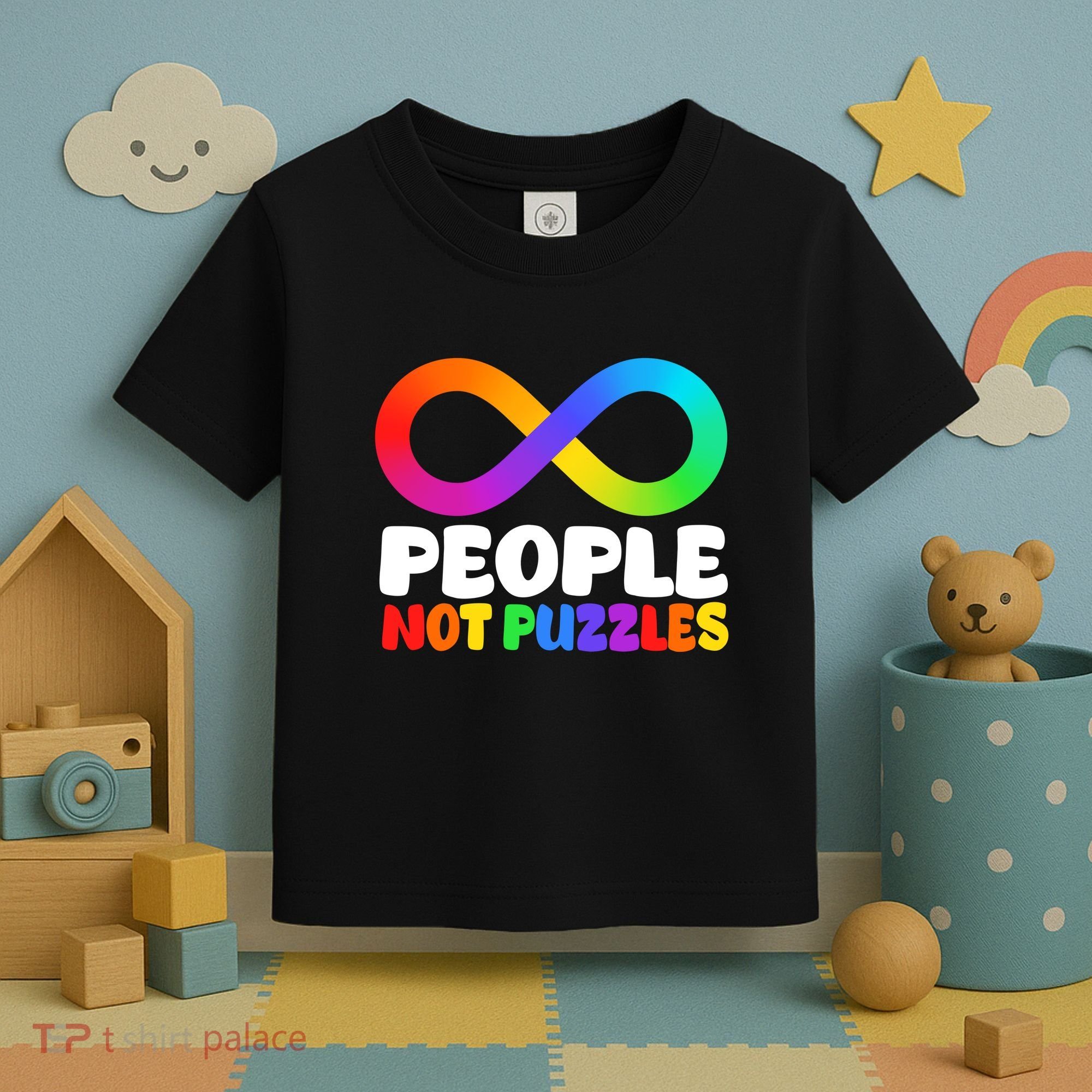 People Not Puzzles Autism Awareness Toddler T-Shirt