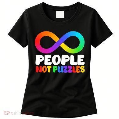 People Not Puzzles Autism Awareness Women's T-Shirt