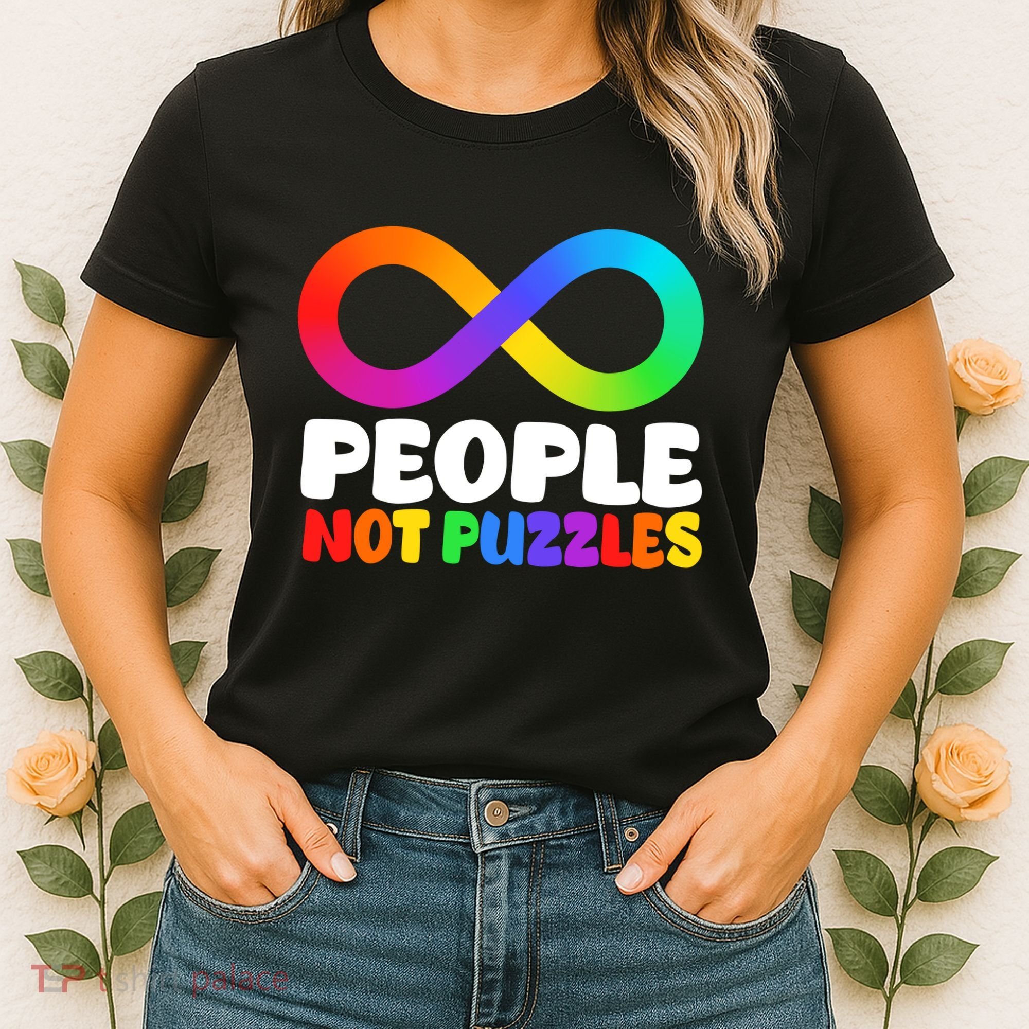 People Not Puzzles Autism Awareness Women's T-Shirt