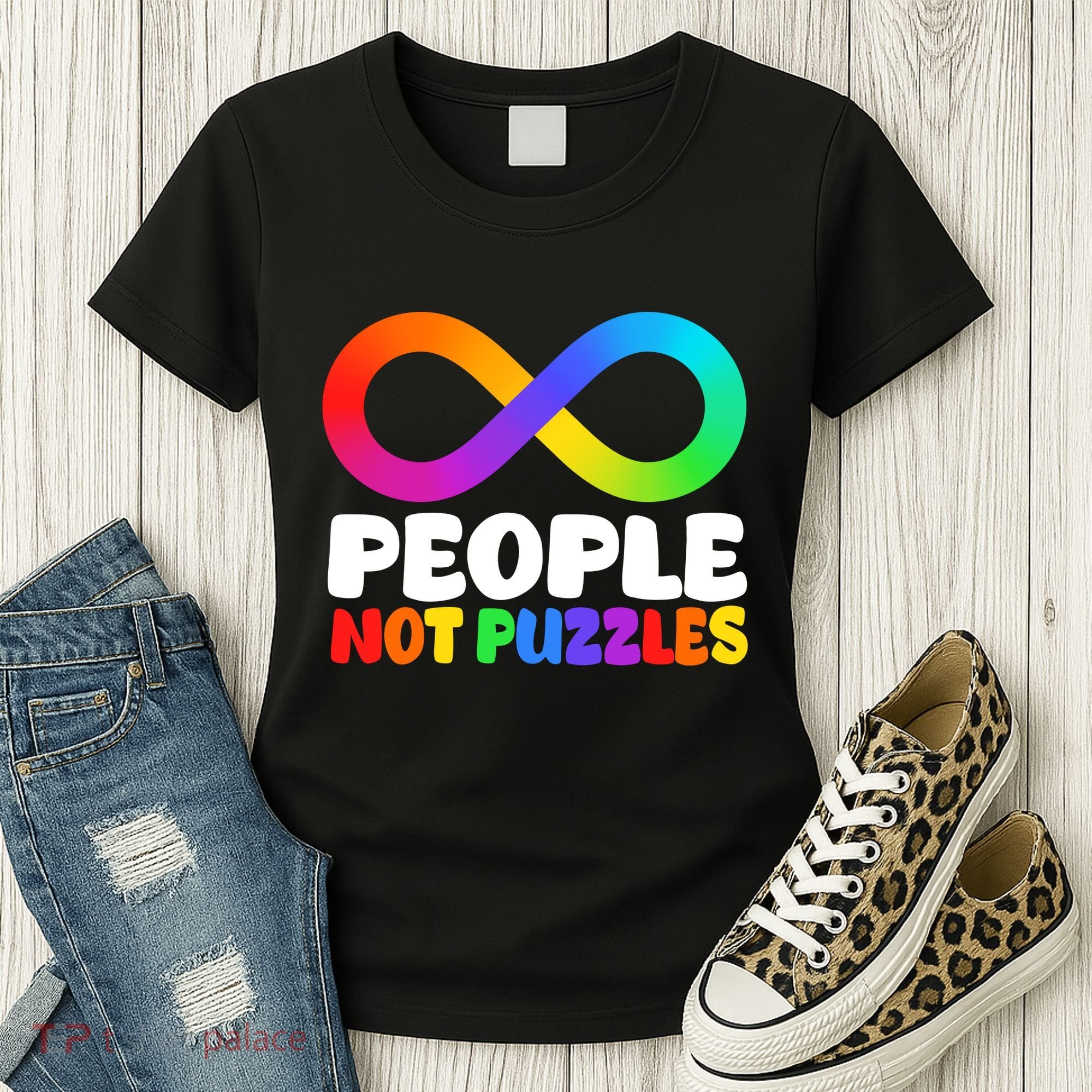 People Not Puzzles Autism Awareness Women's T-Shirt