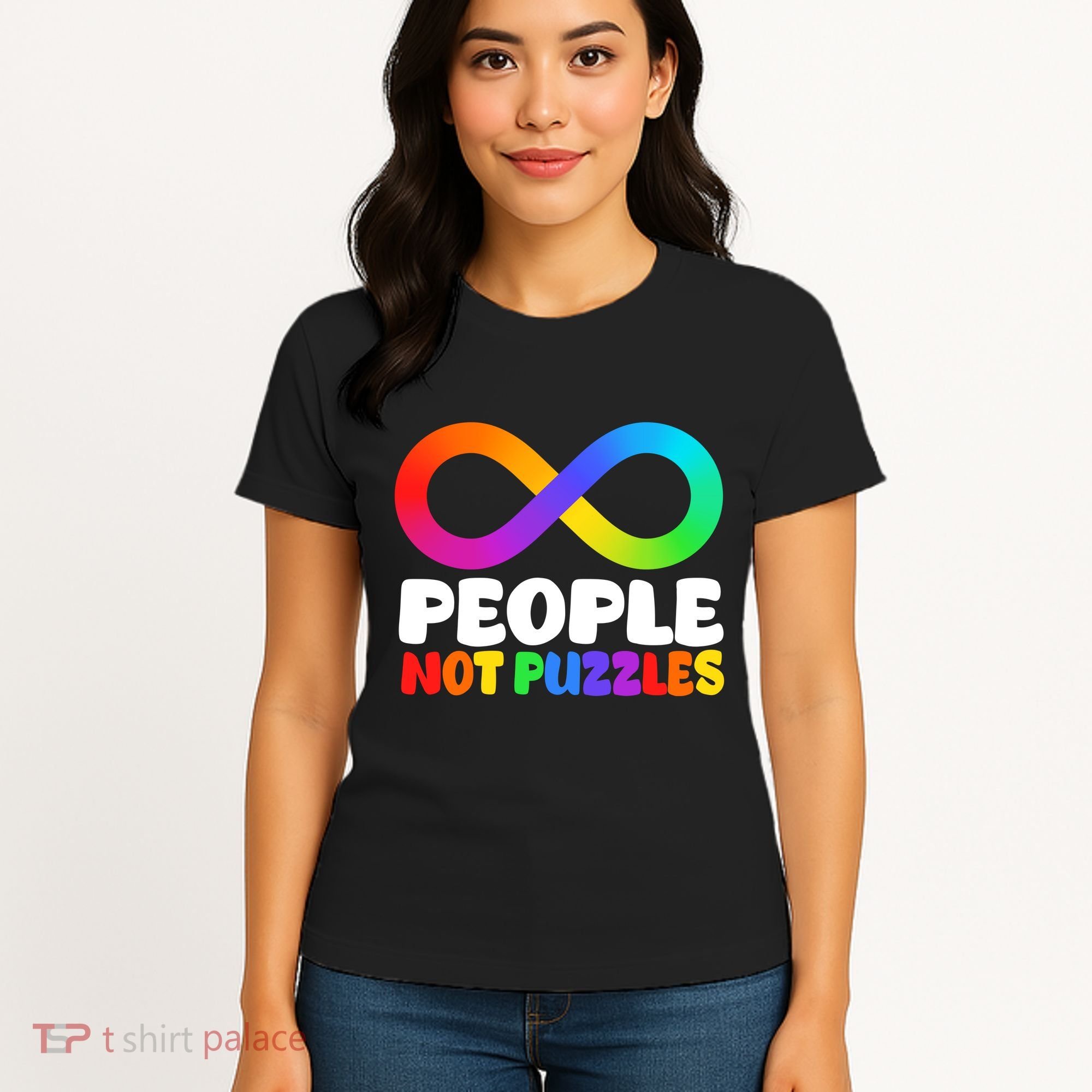 People Not Puzzles Autism Awareness Women's T-Shirt