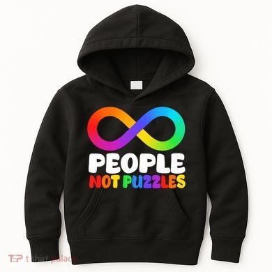 People Not Puzzles Autism Awareness Kids Hoodie