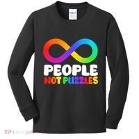 People Not Puzzles Autism Awareness Kids Long Sleeve Shirt thumb 0