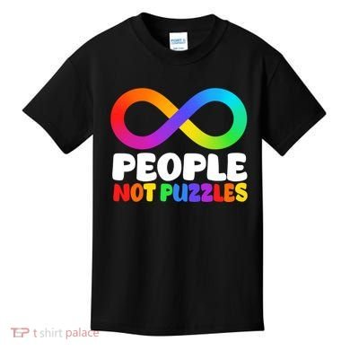 People Not Puzzles Autism Awareness Kids T-Shirt