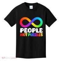 People Not Puzzles Autism Awareness Kids T-Shirt thumb 0