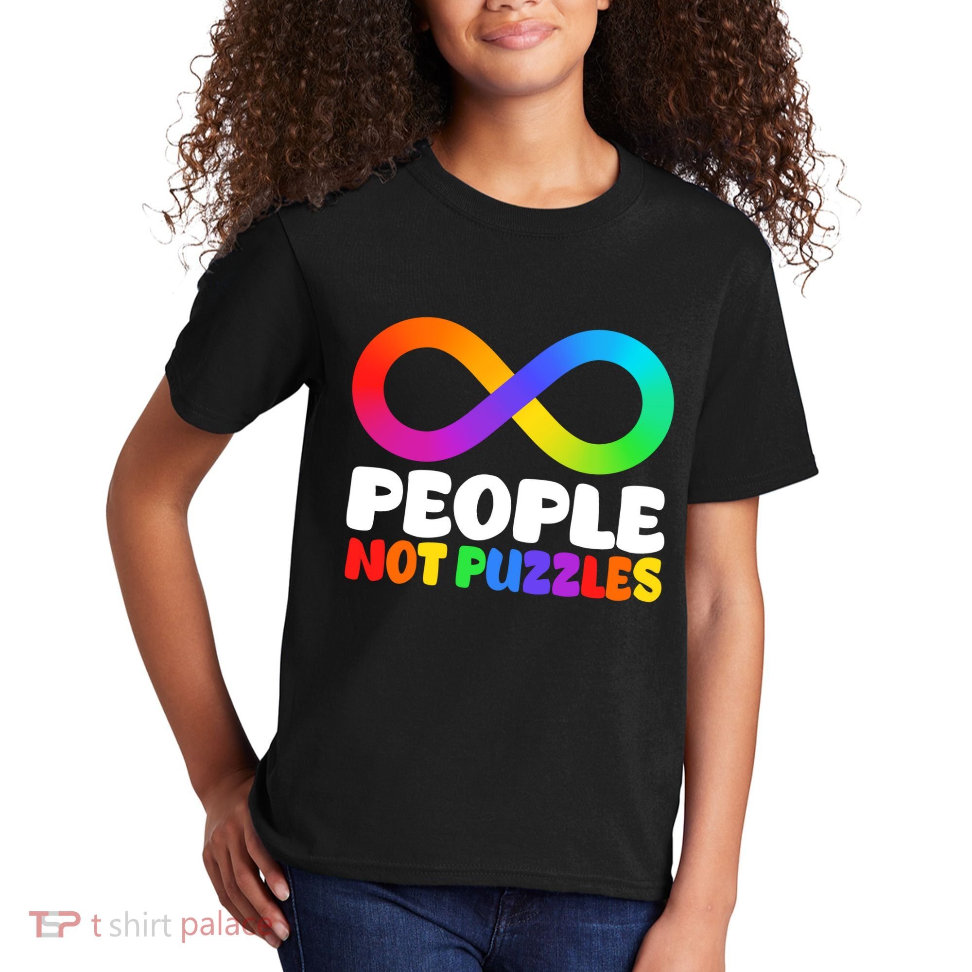 People Not Puzzles Autism Awareness Kids T-Shirt