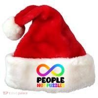 People Not Puzzles Autism Awareness Santa Hat thumb 0