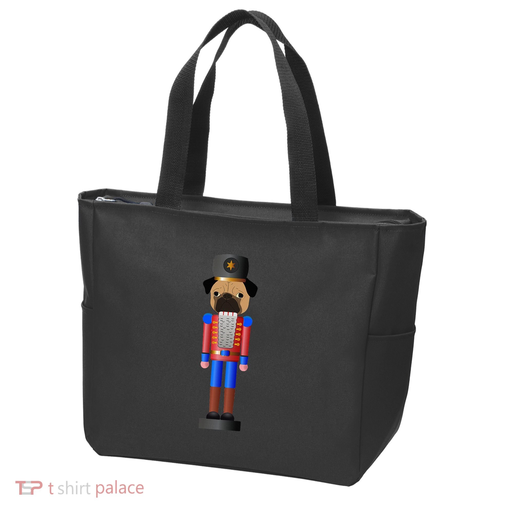 Pug Nutcracker Pets Soldier Dogs Lover Gift Tote Bag