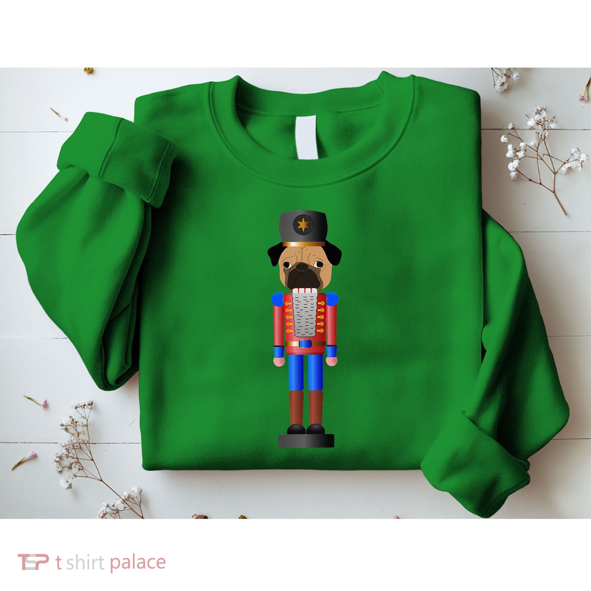 Pug Nutcracker Pets Soldier Dogs Lover Gift Sweatshirt