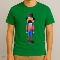 Pug Nutcracker Pets Soldier Dogs Lover Gift T-Shirt thumb 3