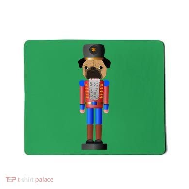 Pug Nutcracker Pets Soldier Dogs Lover Gift Mousepad