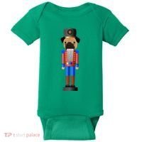 Pug Nutcracker Pets Soldier Dogs Lover Gift Baby Bodysuit thumb 0