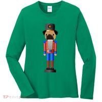 Pug Nutcracker Pets Soldier Dogs Lover Gift Women's Long Sleeve Shirt thumb 0