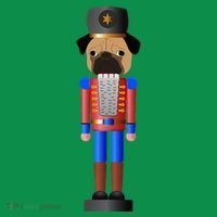 Pug Nutcracker Pets Soldier Dogs Lover Gift Kids T-Shirt thumb 4