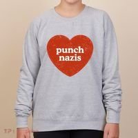 Punch Nazis Women's Sweatshirt thumb 0
