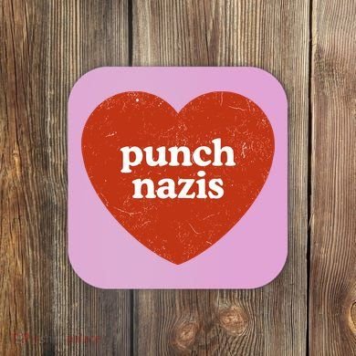 Punch Nazis Coaster