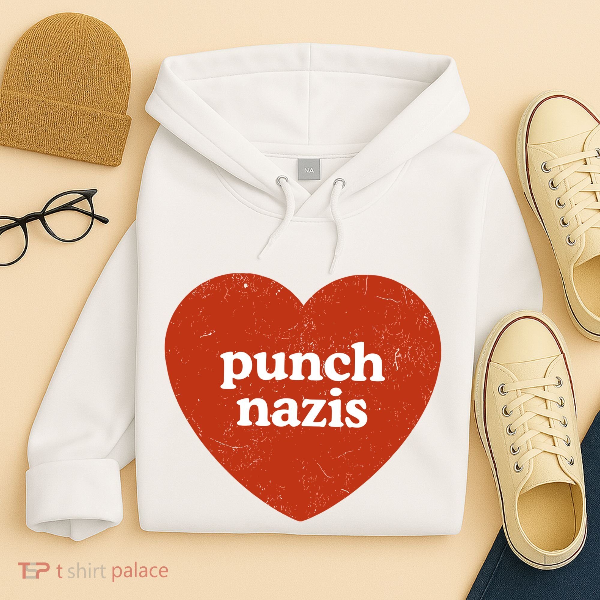 Punch Nazis Hoodie