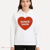 Punch Nazis Hoodie thumb 5