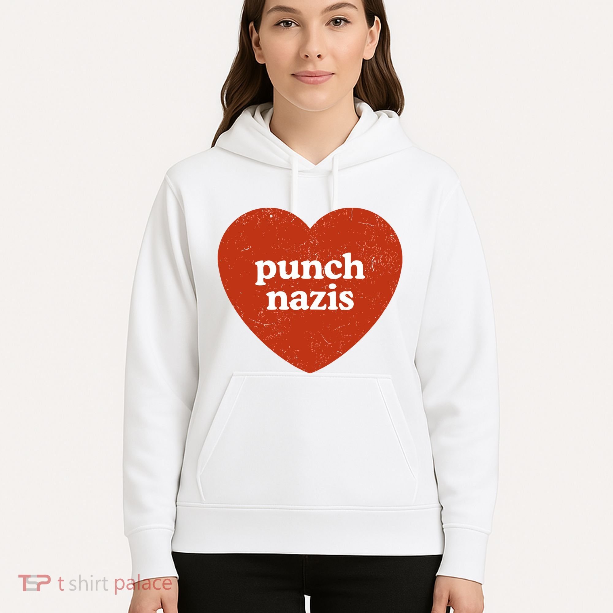 Punch Nazis Hoodie