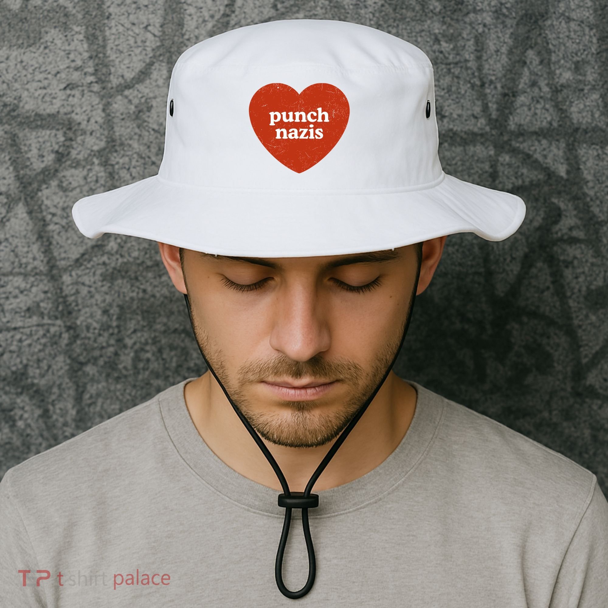 Punch Nazis Bucket Hat