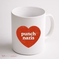 Punch Nazis Coffee Mug thumb 1