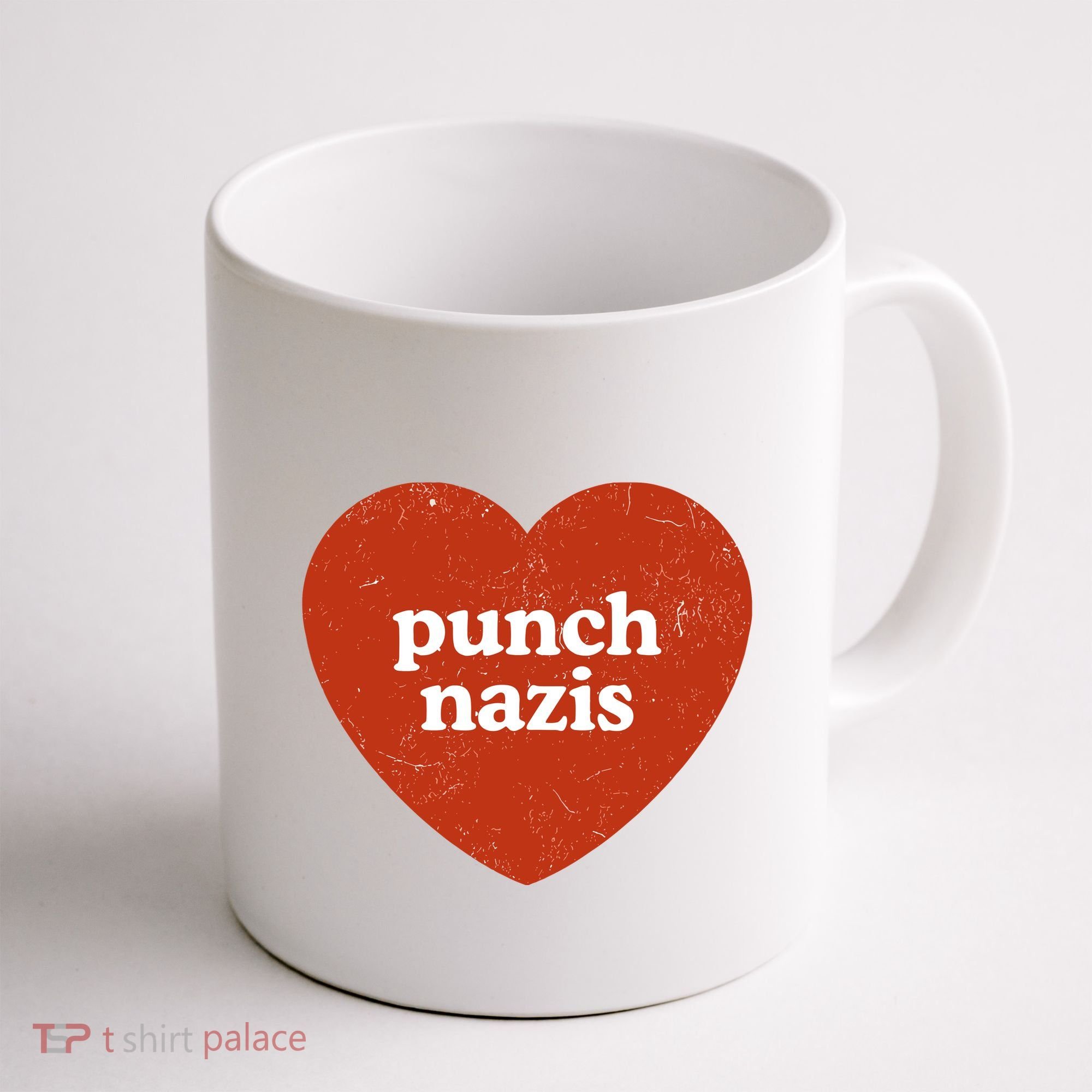 Punch Nazis Coffee Mug
