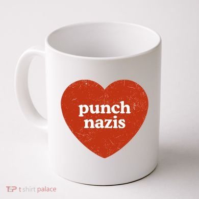Punch Nazis Coffee Mug