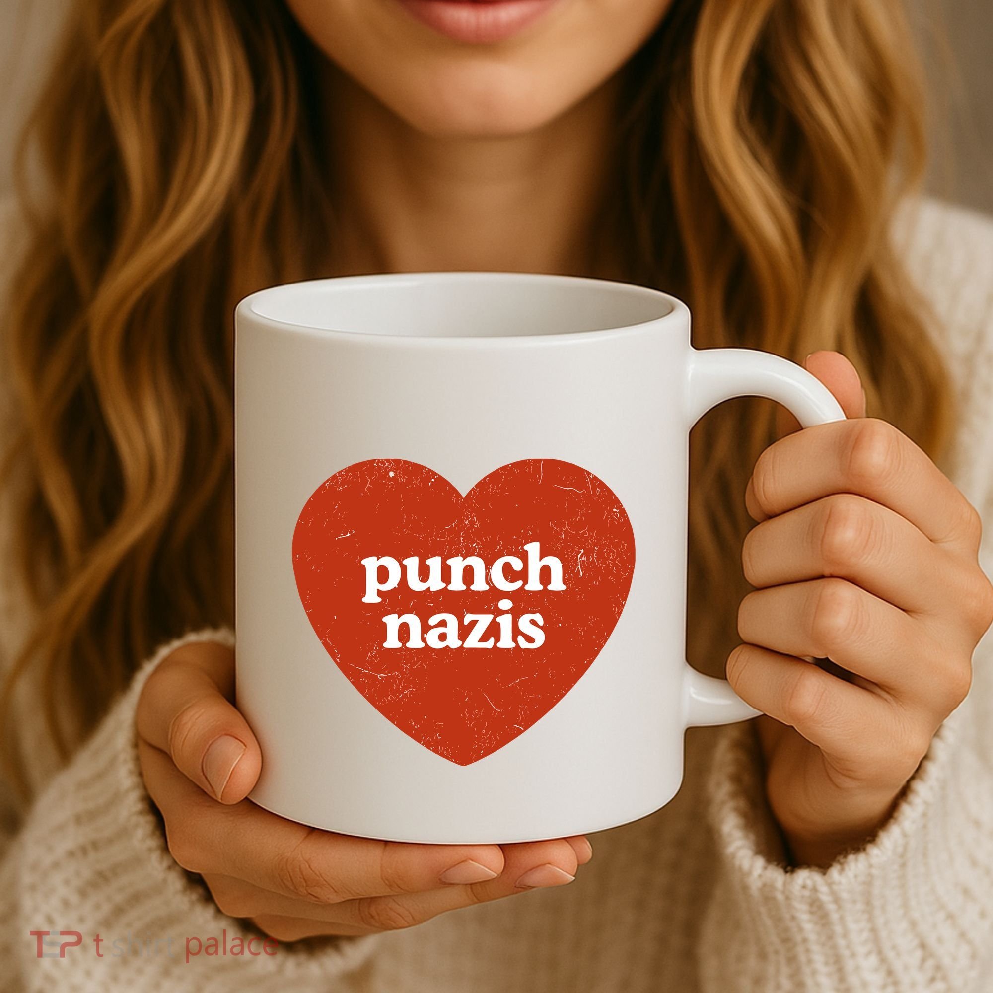 Punch Nazis Coffee Mug