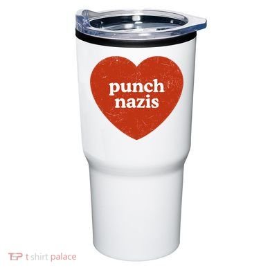 Punch Nazis Tumbler