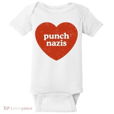 Punch Nazis Baby Bodysuit