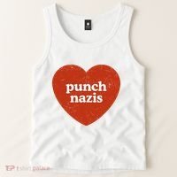 Punch Nazis Tank Top thumb 2
