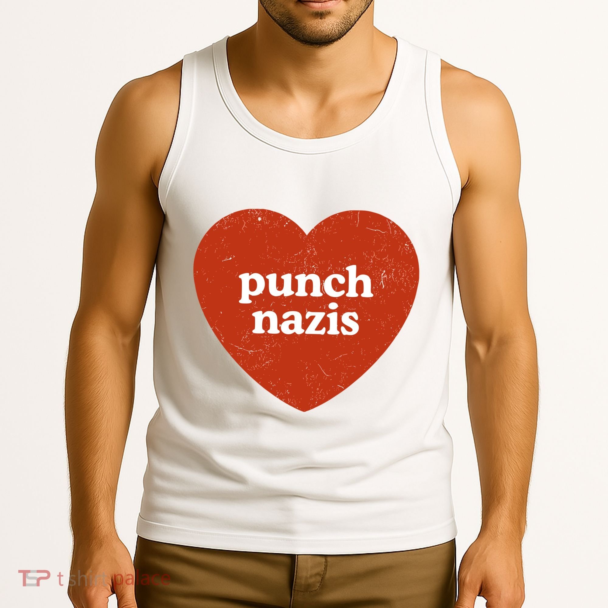 Punch Nazis Tank Top