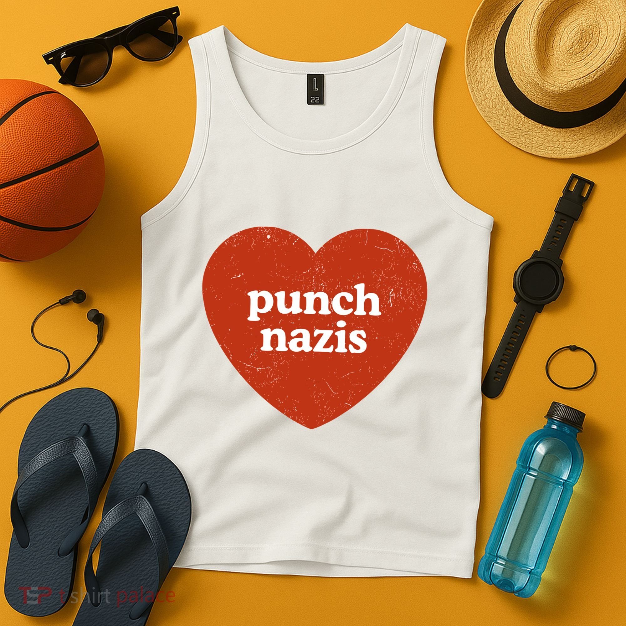 Punch Nazis Tank Top