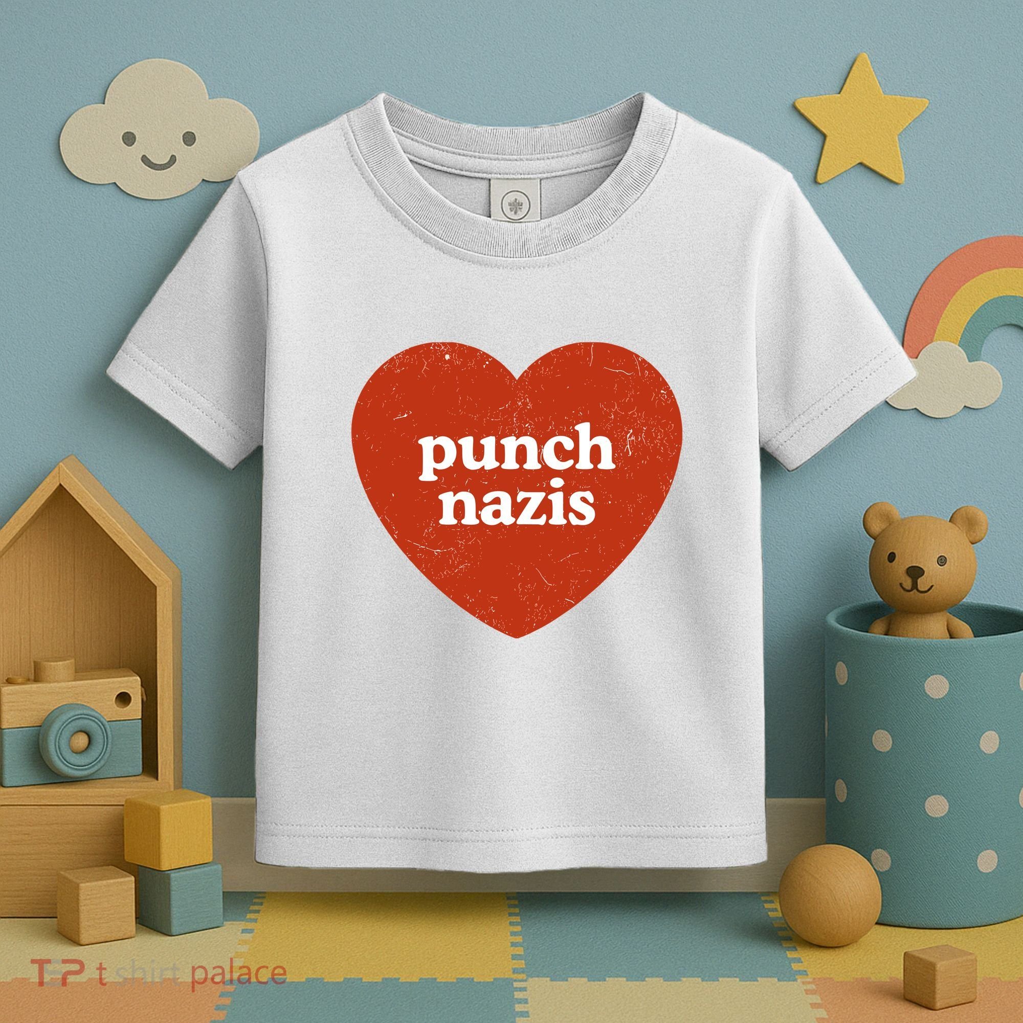 Punch Nazis Toddler T-Shirt