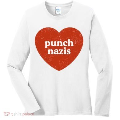 Punch Nazis Women's Long Sleeve Shirt