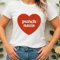Punch Nazis Women's T-Shirt thumb 2
