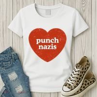 Punch Nazis Women's T-Shirt thumb 3