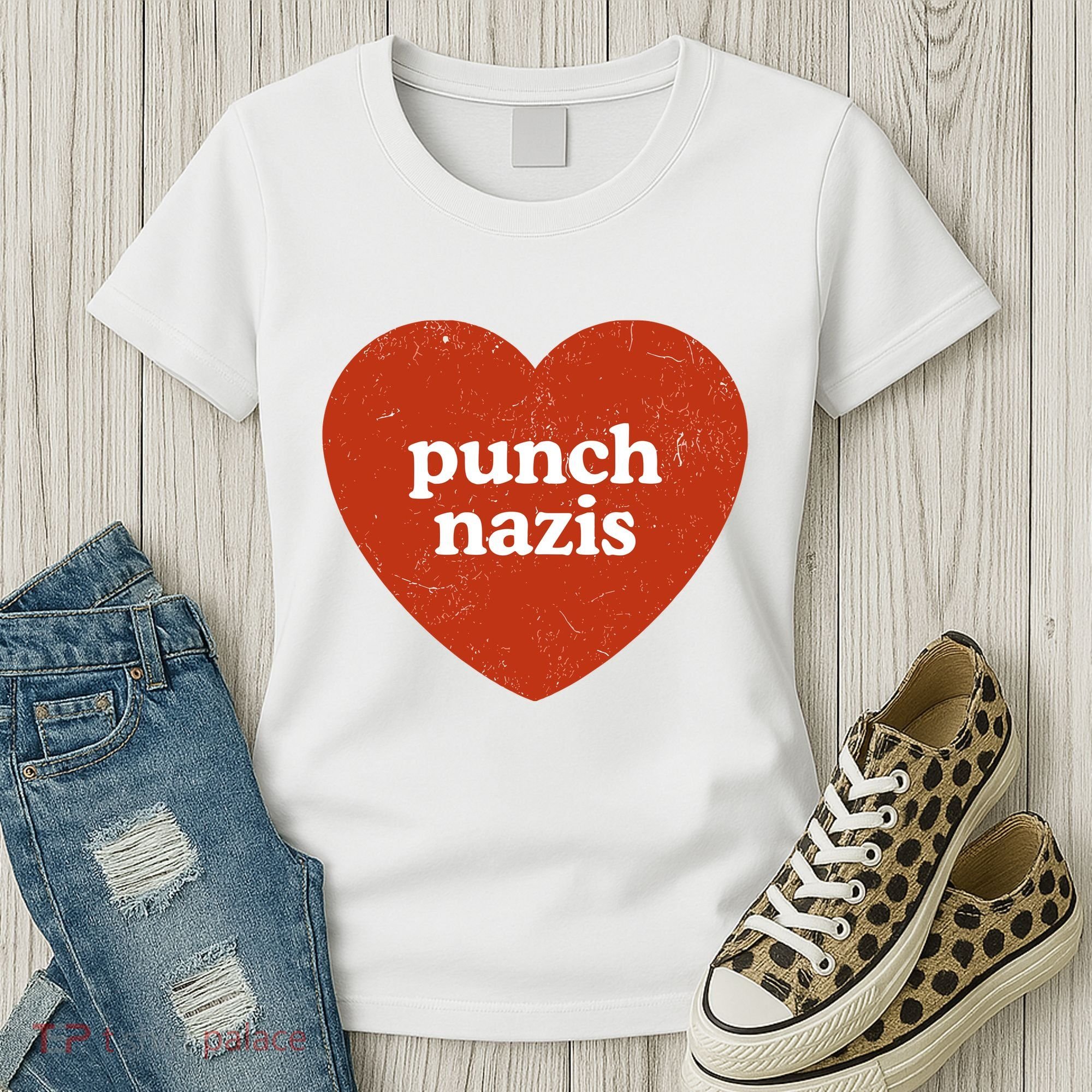 Punch Nazis Women's T-Shirt
