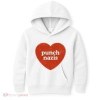 Punch Nazis Kids Hoodie thumb 0