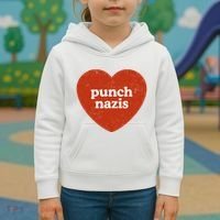 Punch Nazis Kids Hoodie thumb 3