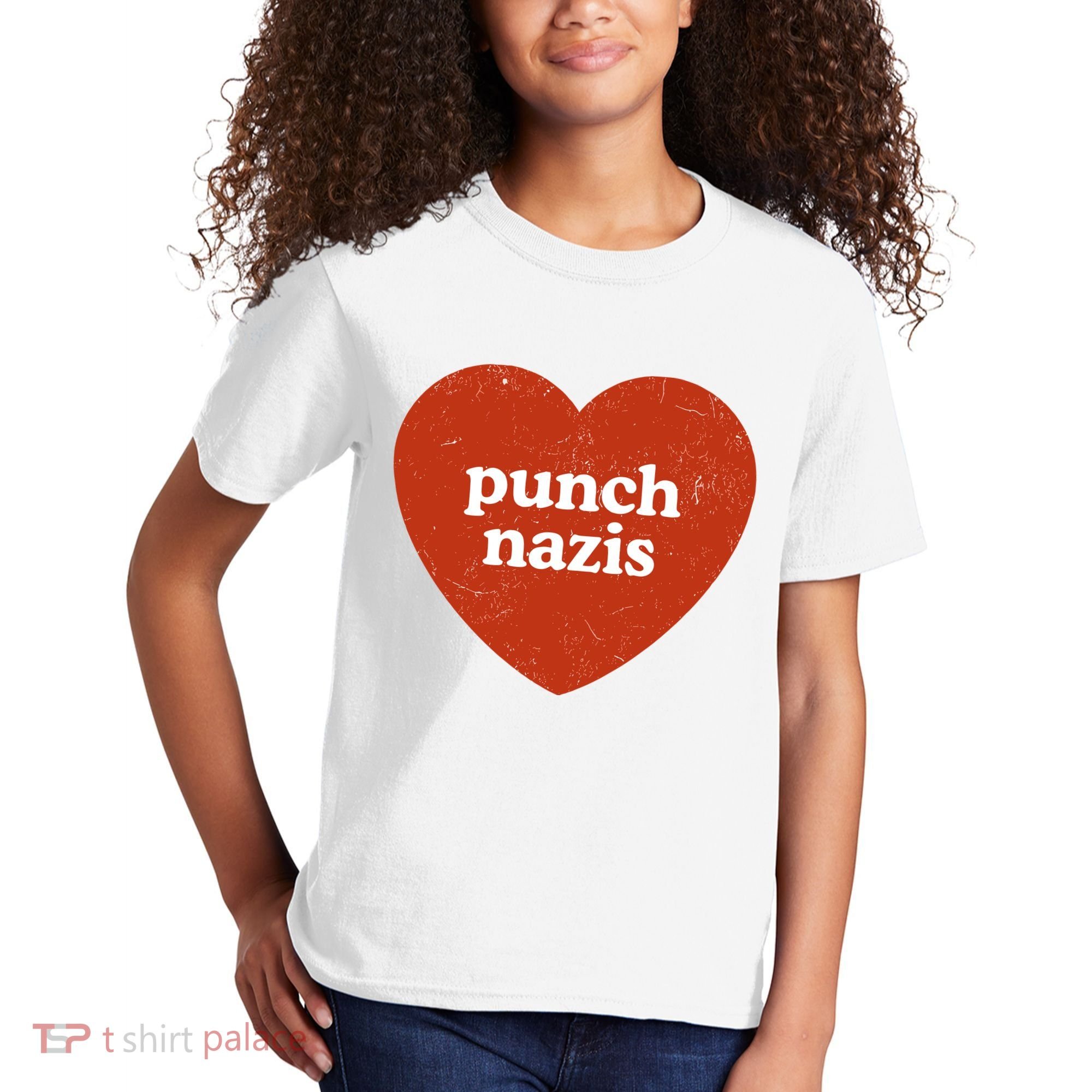 Punch Nazis Kids T-Shirt