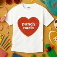 Punch Nazis Kids T-Shirt thumb 3