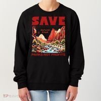 Protect National Parks Parks Over Profits Save Our Parks Women's Sweatshirt thumb 0