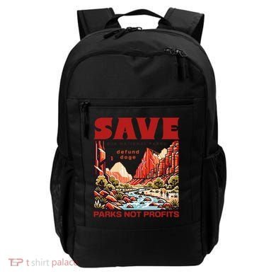 Protect National Parks Parks Over Profits Save Our Parks Backpack