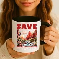 Protect National Parks Parks Over Profits Save Our Parks Coffee Mug thumb 3