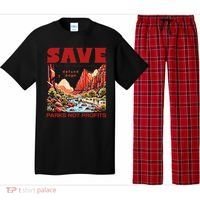 Protect National Parks Parks Over Profits Save Our Parks Pajama Set thumb 0