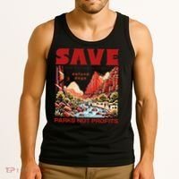 Protect National Parks Parks Over Profits Save Our Parks Tank Top thumb 3