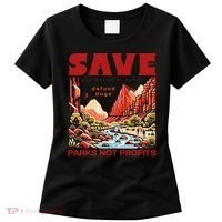 Protect National Parks Parks Over Profits Save Our Parks Women's T-Shirt thumb 0