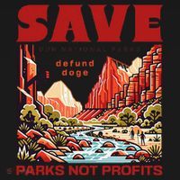 Protect National Parks Parks Over Profits Save Our Parks Women's T-Shirt thumb 6